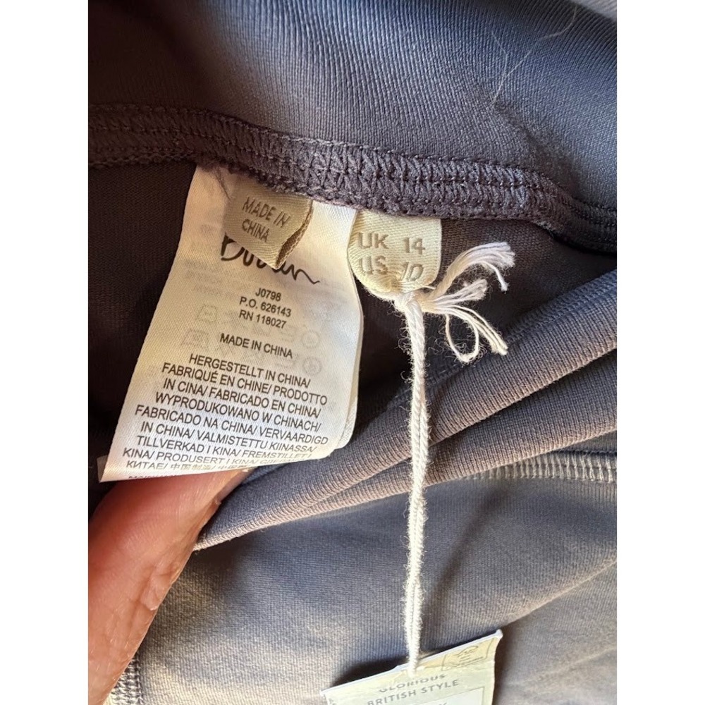 Boden Women Jessica Active Leggings Grey Rainbow Stripe Active  Size US 10 New - Picture 6 of 13